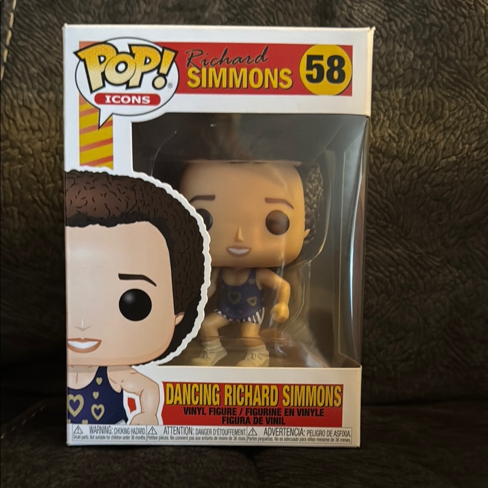Funko Dancing Richard Simmons Vinyl Figure — Blue & Yellow Outfit